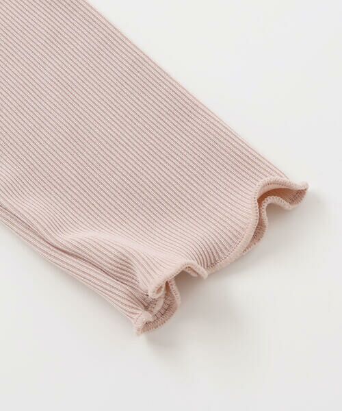 Tartine et Chocolat / タルティーヌ エ ショコラ Tシャツ | テレコハートワッペン刺しゅうTシャツ(100~140cm) | 詳細6