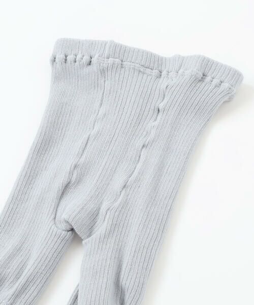 Tartine et Chocolat / タルティーヌ エ ショコラ ストッキング・タイツ・その他 | 【日本製】【お揃い】リボンロゴチャーム付きタイツ(80〜140cm) | 詳細7