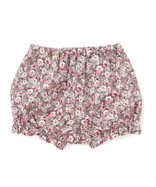 Tartine et Chocolat / タルティーヌ エ ショコラ ベビー・キッズウエア | 【日本製】【お揃い】リバティ(Leila)シャツコールワンピースブルマ付きベビー(70~90cm) | 詳細2