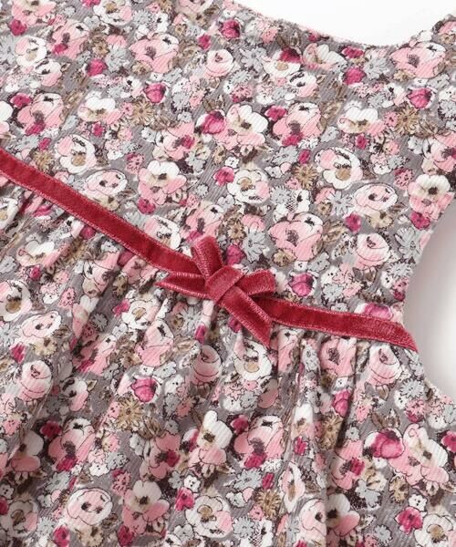 Tartine et Chocolat / タルティーヌ エ ショコラ ベビー・キッズウエア | 【日本製】【お揃い】リバティ(Leila)シャツコールワンピースブルマ付きベビー(70~90cm) | 詳細3