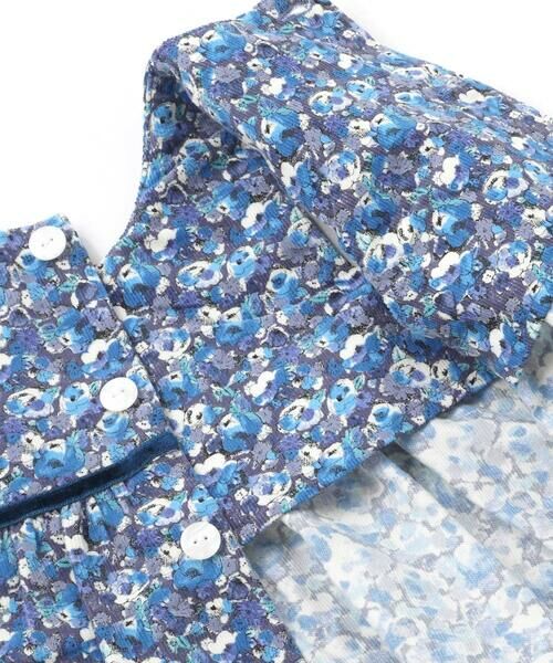 Tartine et Chocolat / タルティーヌ エ ショコラ ベビー・キッズウエア | 【日本製】【お揃い】リバティ(Leila)シャツコールワンピースブルマ付きベビー(70~90cm) | 詳細11