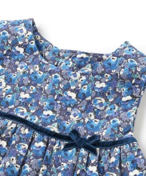 Tartine et Chocolat / タルティーヌ エ ショコラ ベビー・キッズウエア | 【日本製】【お揃い】リバティ(Leila)シャツコールワンピースブルマ付きベビー(70~90cm) | 詳細7