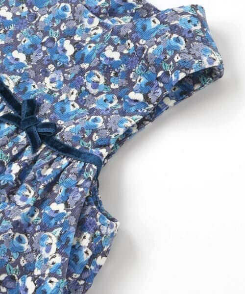 Tartine et Chocolat / タルティーヌ エ ショコラ ベビー・キッズウエア | 【日本製】【お揃い】リバティ(Leila)シャツコールワンピースブルマ付きベビー(70~90cm) | 詳細8