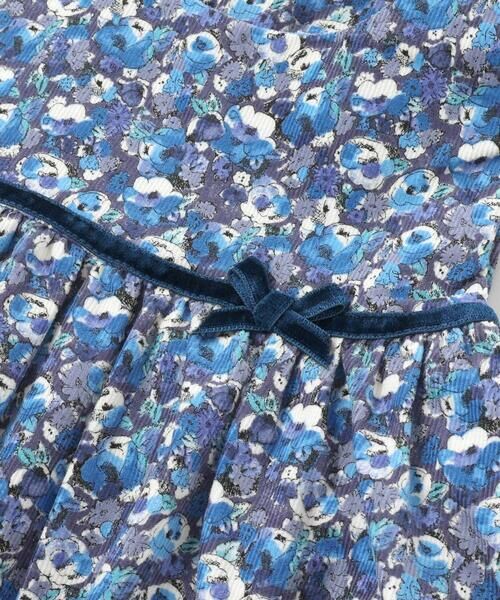 Tartine et Chocolat / タルティーヌ エ ショコラ ベビー・キッズウエア | 【日本製】【お揃い】リバティ(Leila)シャツコールワンピースブルマ付きベビー(70~90cm) | 詳細9