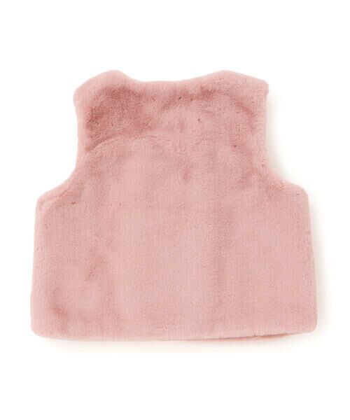 Tartine et Chocolat / タルティーヌ エ ショコラ ベビー・キッズウエア | 【お揃い】裏リバティ(Leila)ファーベストベビー(60~90cm) | 詳細1