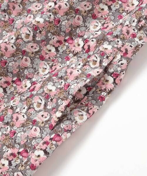 Tartine et Chocolat / タルティーヌ エ ショコラ ドレス | 【日本製】【お揃い】リバティ(Leila)シャツコールジャンパースカート(90~140cm) | 詳細8