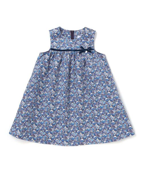 Tartine et Chocolat / タルティーヌ エ ショコラ ドレス | 【日本製】【お揃い】リバティ(Leila)シャツコールジャンパースカート(90~140cm) | 詳細17