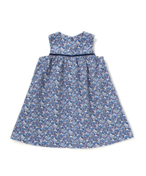 Tartine et Chocolat / タルティーヌ エ ショコラ ドレス | 【日本製】【お揃い】リバティ(Leila)シャツコールジャンパースカート(90~140cm) | 詳細18