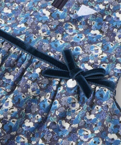 Tartine et Chocolat / タルティーヌ エ ショコラ ドレス | 【日本製】【お揃い】リバティ(Leila)シャツコールジャンパースカート(90~140cm) | 詳細19