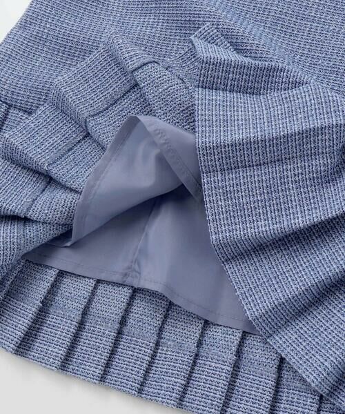 Tartine et Chocolat / タルティーヌ エ ショコラ ドレス | ラメツイードプリーツジャンパースカート(100~140cm) | 詳細12