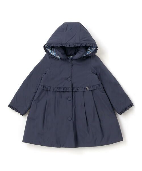 Tartine et Chocolat / タルティーヌ エ ショコラ その他アウター | 【お揃い】裏リバティ(Leila)中綿フード付きコート(90~140cm) | 詳細4