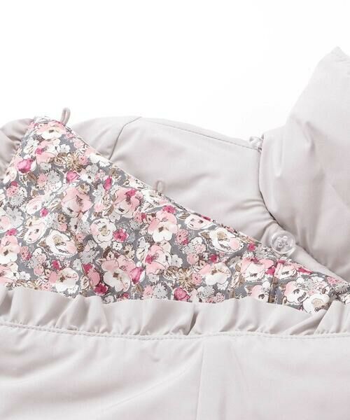 Tartine et Chocolat / タルティーヌ エ ショコラ その他アウター | 【お揃い】裏リバティ(Leila)中綿フード付きコート(90~140cm) | 詳細11