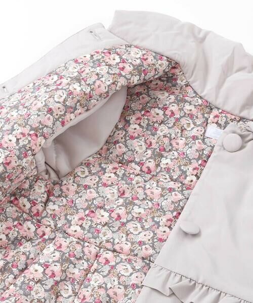 Tartine et Chocolat / タルティーヌ エ ショコラ その他アウター | 【お揃い】裏リバティ(Leila)中綿フード付きコート(90~140cm) | 詳細18