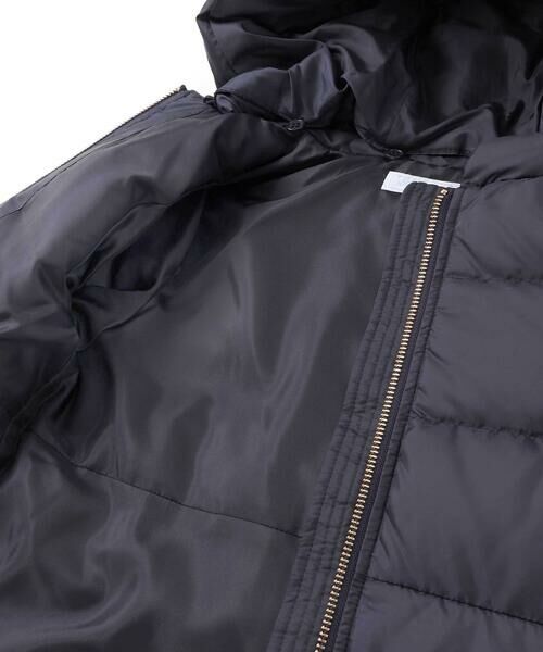 Tartine et Chocolat / タルティーヌ エ ショコラ その他アウター | スカラップタフタフード付きダウンコート(100~140cm) | 詳細12