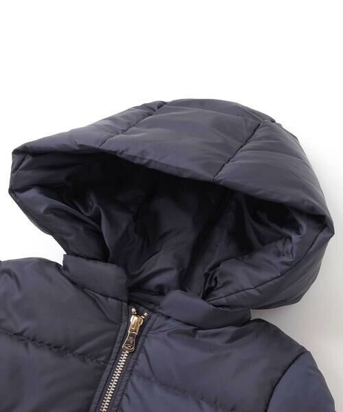 Tartine et Chocolat / タルティーヌ エ ショコラ その他アウター | スカラップタフタフード付きダウンコート(100~140cm) | 詳細5