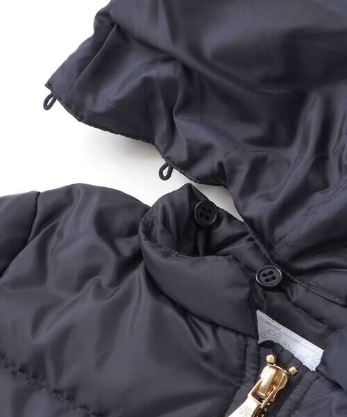 Tartine et Chocolat / タルティーヌ エ ショコラ その他アウター | スカラップタフタフード付きダウンコート(100~140cm) | 詳細6
