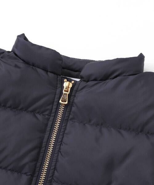 Tartine et Chocolat / タルティーヌ エ ショコラ その他アウター | スカラップタフタフード付きダウンコート(100~140cm) | 詳細7