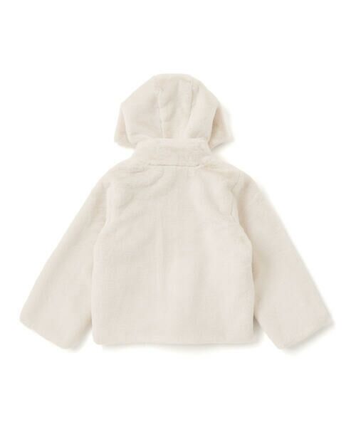 Tartine et Chocolat / タルティーヌ エ ショコラ その他アウター | タフタ×ファーリバーシブル2wayコート(90~140cm) | 詳細3