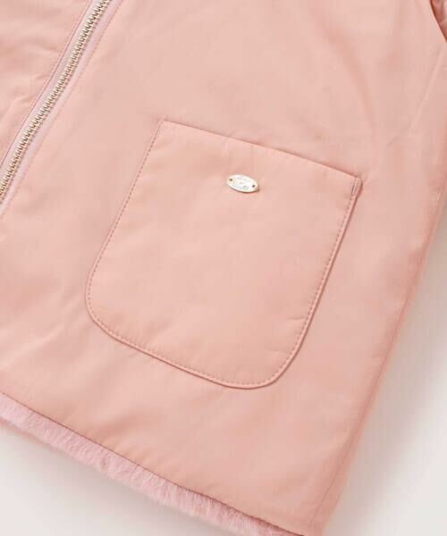 Tartine et Chocolat / タルティーヌ エ ショコラ その他アウター | タフタ×ファーリバーシブル2wayコート(90~140cm) | 詳細11
