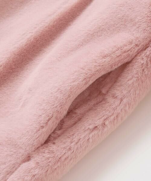 Tartine et Chocolat / タルティーヌ エ ショコラ その他アウター | タフタ×ファーリバーシブル2wayコート(90~140cm) | 詳細16