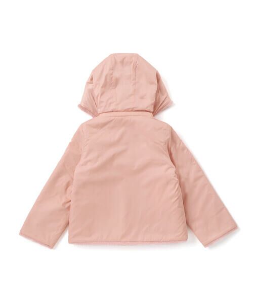 Tartine et Chocolat / タルティーヌ エ ショコラ その他アウター | タフタ×ファーリバーシブル2wayコート(90~140cm) | 詳細4