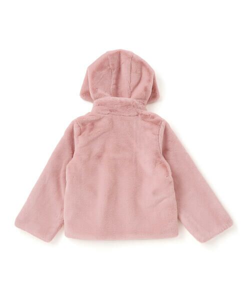 Tartine et Chocolat / タルティーヌ エ ショコラ その他アウター | タフタ×ファーリバーシブル2wayコート(90~140cm) | 詳細6