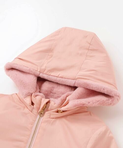 Tartine et Chocolat / タルティーヌ エ ショコラ その他アウター | タフタ×ファーリバーシブル2wayコート(90~140cm) | 詳細7