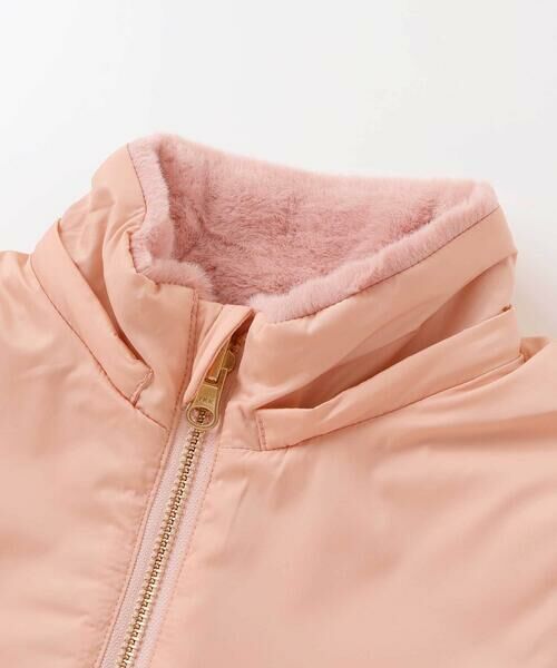 Tartine et Chocolat / タルティーヌ エ ショコラ その他アウター | タフタ×ファーリバーシブル2wayコート(90~140cm) | 詳細9