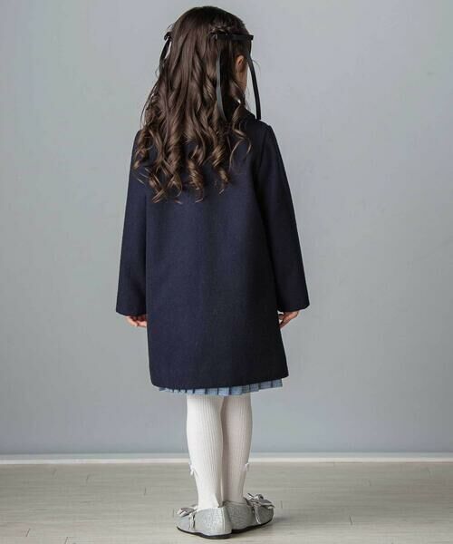 Tartine et Chocolat / タルティーヌ エ ショコラ その他アウター | スカラップビーバーウールコート(100~140cm) | 詳細5