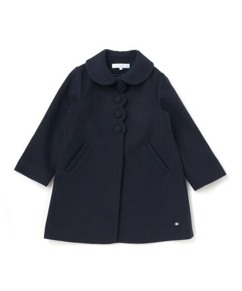 Tartine et Chocolat / タルティーヌ エ ショコラ その他アウター | スカラップビーバーウールコート(100~140cm) | 詳細6