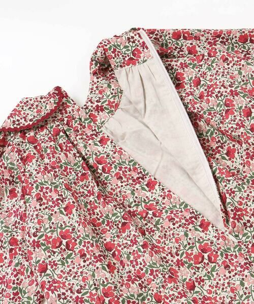 Tartine et Chocolat / タルティーヌ エ ショコラ ミニ丈・ひざ丈ワンピース | 【日本製】リバティタナローン(Coward)花柄ワンピース(90~140cm) | 詳細10