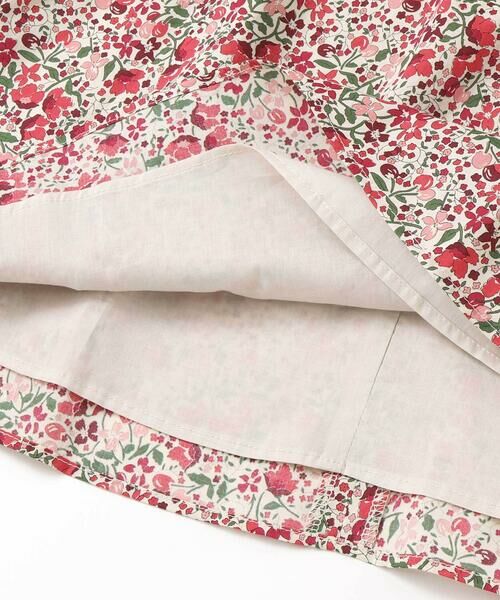 Tartine et Chocolat / タルティーヌ エ ショコラ ミニ丈・ひざ丈ワンピース | 【日本製】リバティタナローン(Coward)花柄ワンピース(90~140cm) | 詳細11