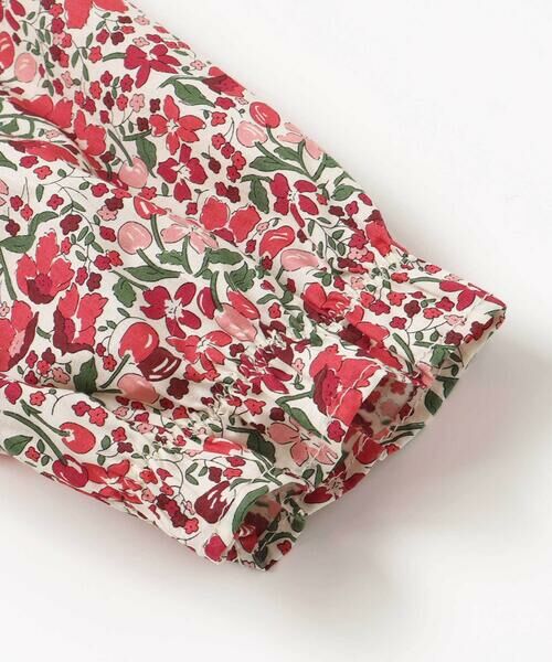 Tartine et Chocolat / タルティーヌ エ ショコラ ミニ丈・ひざ丈ワンピース | 【日本製】リバティタナローン(Coward)花柄ワンピース(90~140cm) | 詳細8