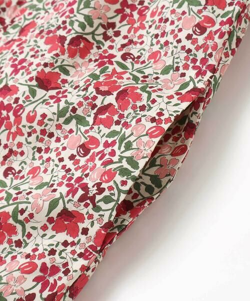 Tartine et Chocolat / タルティーヌ エ ショコラ ミニ丈・ひざ丈ワンピース | 【日本製】リバティタナローン(Coward)花柄ワンピース(90~140cm) | 詳細9