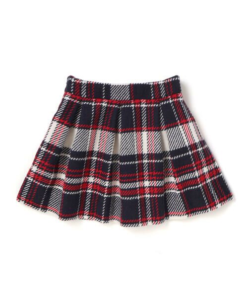 Tartine et Chocolat / タルティーヌ エ ショコラ その他パンツ | 【日本製】【お揃い】ウールチェックフロントタックスカート(100~140cm) | 詳細6