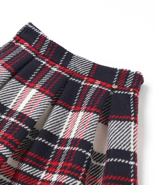 Tartine et Chocolat / タルティーヌ エ ショコラ その他パンツ | 【日本製】【お揃い】ウールチェックフロントタックスカート(100~140cm) | 詳細7