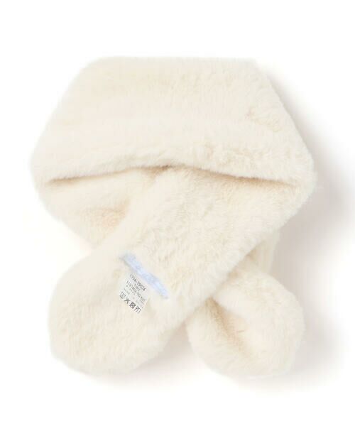 Tartine et Chocolat / タルティーヌ エ ショコラ マフラー・ショール・スヌード・ストール | リボンふわふわファーマフラー | 詳細3