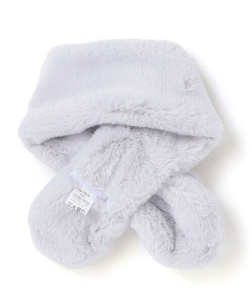 Tartine et Chocolat / タルティーヌ エ ショコラ マフラー・ショール・スヌード・ストール | リボンふわふわファーマフラー | 詳細6