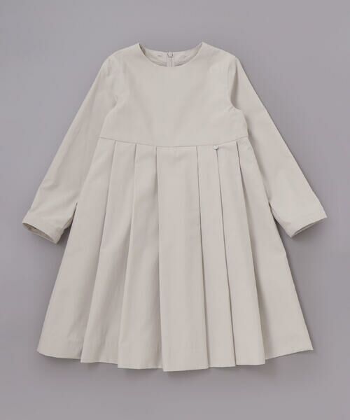 Tartine et Chocolat / タルティーヌ エ ショコラ ミニ丈・ひざ丈ワンピース | サイロコンパクトツイルレース襟袖ワンピース(110~130cm) | 詳細10