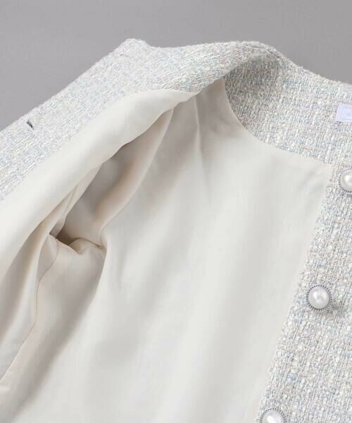 Tartine et Chocolat / タルティーヌ エ ショコラ その他トップス | ラメ入りツイードジャケットスカートセットアップ(110~130cm) | 詳細14