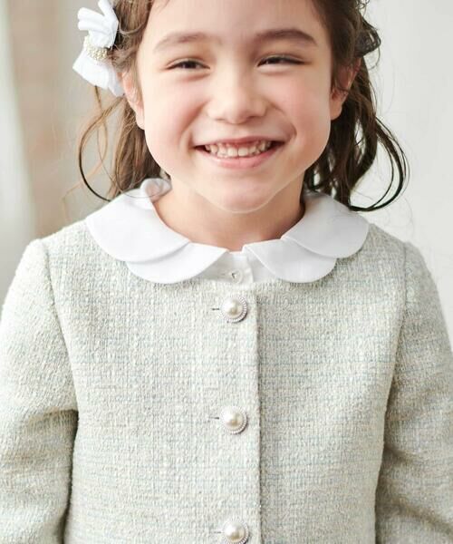 Tartine et Chocolat / タルティーヌ エ ショコラ その他トップス | ラメ入りツイードジャケットスカートセットアップ(110~130cm) | 詳細4