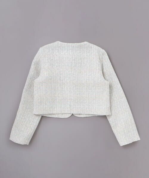 Tartine et Chocolat / タルティーヌ エ ショコラ その他トップス | ラメ入りツイードジャケットスカートセットアップ(110~130cm) | 詳細6