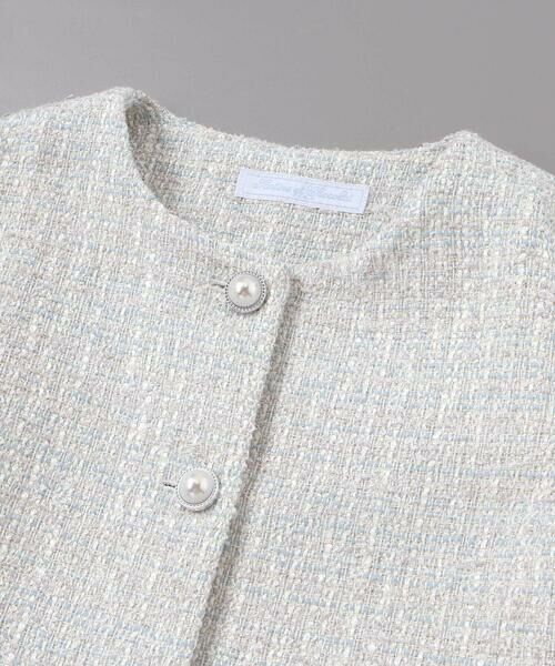 Tartine et Chocolat / タルティーヌ エ ショコラ その他トップス | ラメ入りツイードジャケットスカートセットアップ(110~130cm) | 詳細8