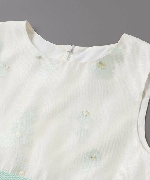 Tartine et Chocolat / タルティーヌ エ ショコラ ドレス | ラメオーガンジーフラワージャンパースカート(100~130cm) | 詳細11