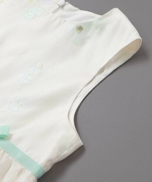 Tartine et Chocolat / タルティーヌ エ ショコラ ドレス | ラメオーガンジーフラワージャンパースカート(100~130cm) | 詳細12