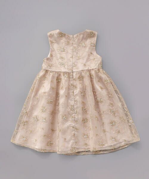 Tartine et Chocolat / タルティーヌ エ ショコラ ドレス | 【日本製】チュール花柄刺しゅうジャンパースカート(110~130cm) | 詳細5