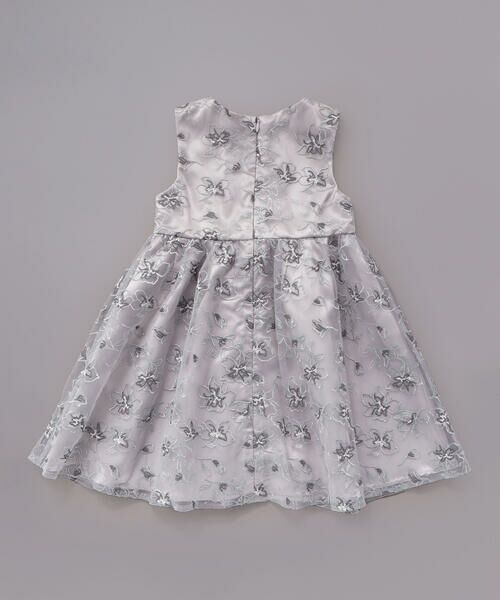 Tartine et Chocolat / タルティーヌ エ ショコラ ドレス | 【日本製】チュール花柄刺しゅうジャンパースカート(110~130cm) | 詳細10