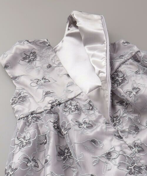 Tartine et Chocolat / タルティーヌ エ ショコラ ドレス | 【日本製】チュール花柄刺しゅうジャンパースカート(110~130cm) | 詳細14