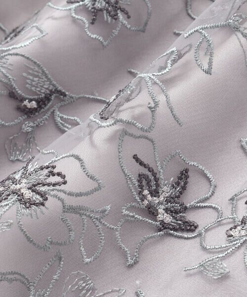 Tartine et Chocolat / タルティーヌ エ ショコラ ドレス | 【日本製】チュール花柄刺しゅうジャンパースカート(110~130cm) | 詳細16