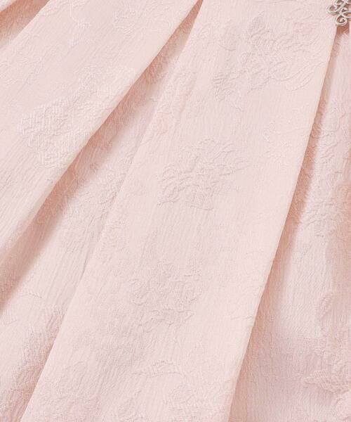 Tartine et Chocolat / タルティーヌ エ ショコラ ドレス | 【日本製】ジャガードフラワータック入りジャンパースカート(110~130cm) | 詳細10